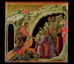 Maesta: Abstieg in den Limbus, 1308-11